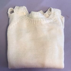 Shoulder Cut out sweater